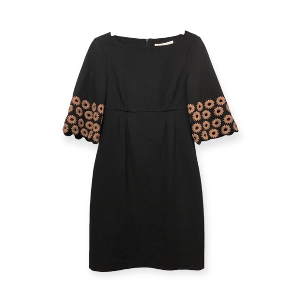 Trina Turk Embroidered Bell Sleeve Dress - Picture 1 of 3